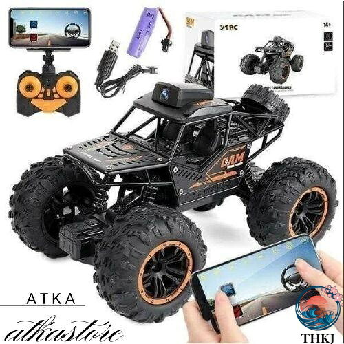 【全品2点で5%OFF】ラジコンカー 子供 オフロード RCカー カメラ付き200w画素 操作時間20分2.4GHz WiFi FPVリアルタイム リモコンカー 子供向け 防振性抜群 走破性抜群 おもちゃ