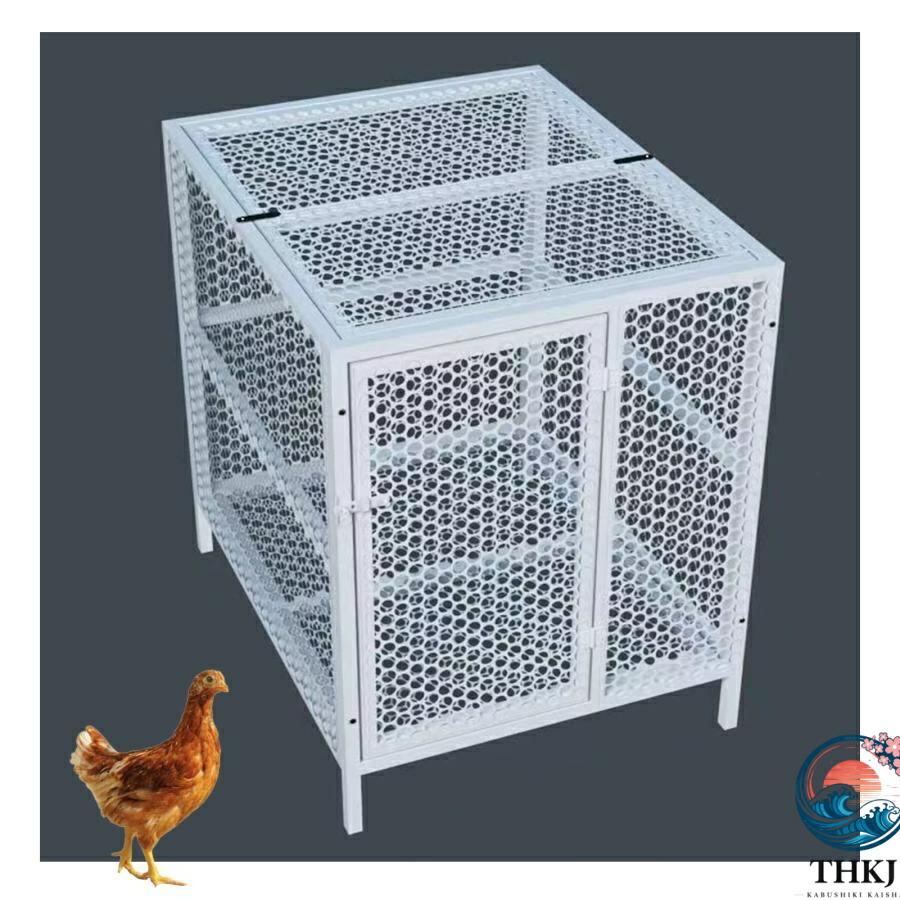 【全品2点で5%OFF】2mm厚ワイヤーチキンケージ 大型 鶏かご 鶏小屋 THKJ 耐久性のある防錆 屋外で使用可能 強力な支持力 滑らかな表面 人気 おすすめ