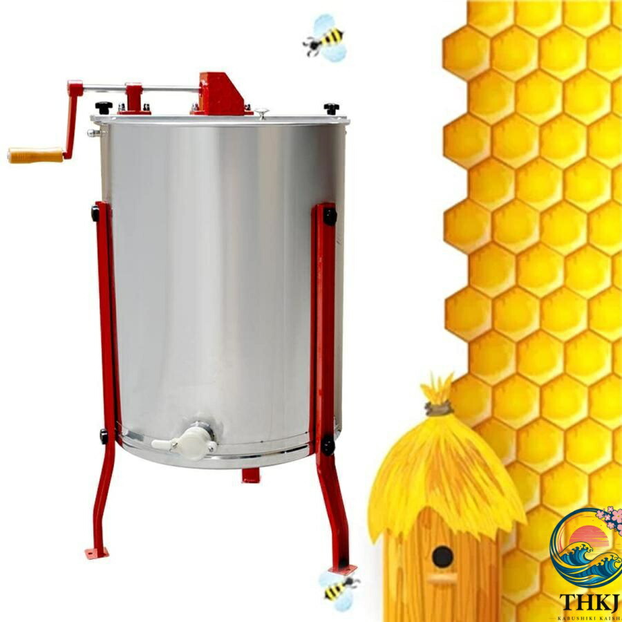 【全品5%尖んがり】ハニースピナー 遠心機 はちみつ 蜂みつ懸け隔てる器 手動 蜂みつ 養蜂機械類 THKJ 蜂みつ抽き出し機 養蜂用 物の具 ステンレス鋼製 2一こま 水漉し器