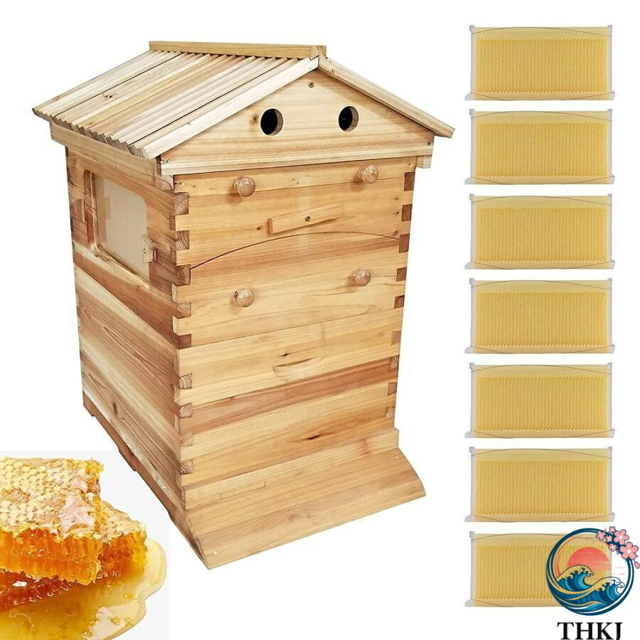 【全品5%尖んがり】蜂鳥小屋 蜜蜂鳥小屋 養蜂箱 鳥小屋 蜂箱 フローハイブ養蜂書き割り THKJ 蜂繁殖箱 巣箱 蜜蜂繁殖箱 蜜蜂育てる 蜜蜂の採蜜