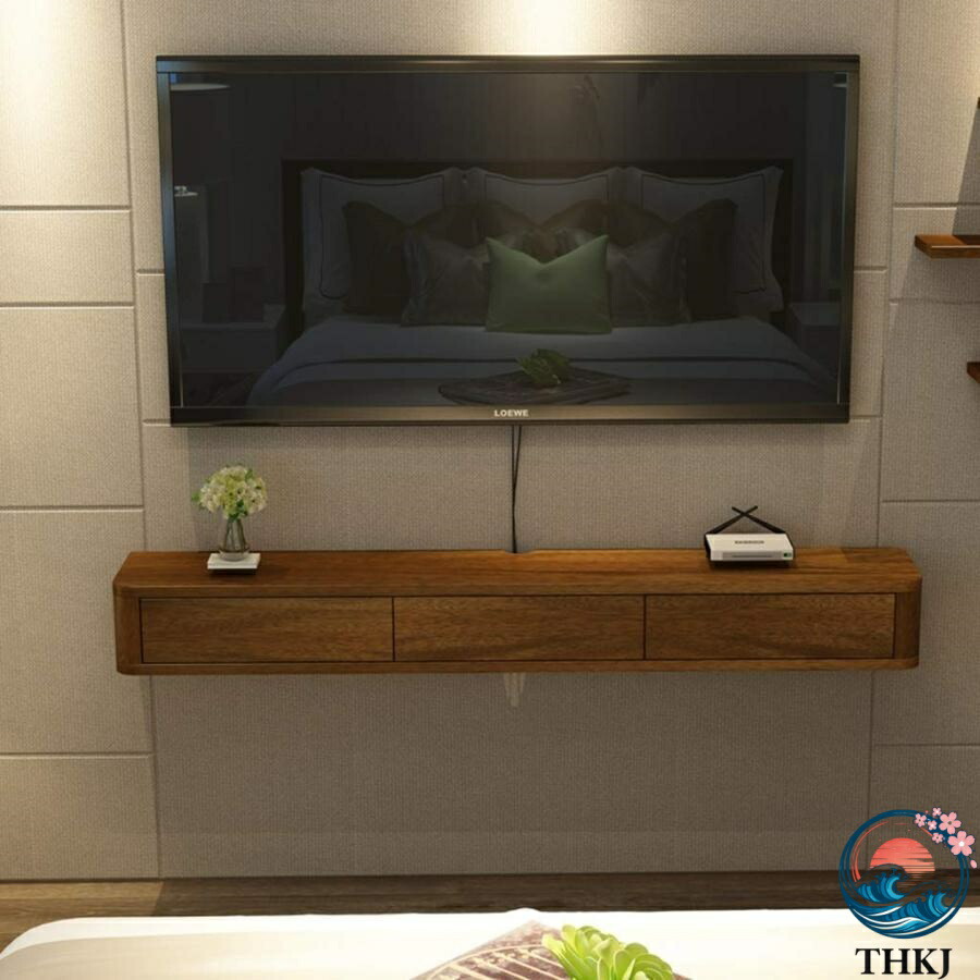【全品5%尖んがり】飾りつけテ レビキャ ビネット 臥し所リビ ングルー ムウォー ルシェル フフロー THKJ ティング シェルフ 小さな電 子アイテ ム納める棚 テレビコ