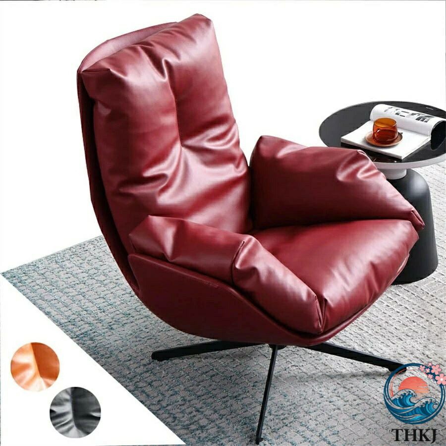 【全品5%尖んがり】長いす 1人掛け シングル長いす 本革 イタリア共和国式 軽さ THKJ デザイナーズ女性議長 リビング用 余暇女性議長 極簡 創作的 贅沢さ