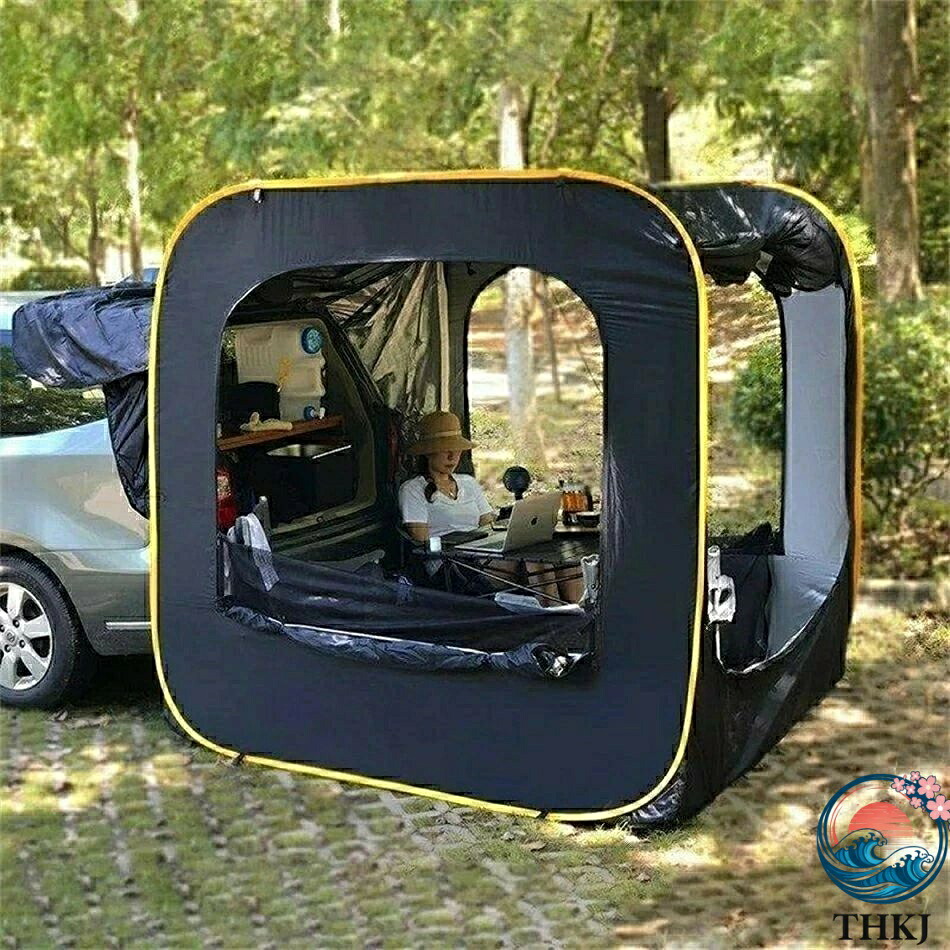 【全品5%ポイント】防災対策 車中泊テントカーサイドタープ トランクテントポップアップテント キャンプ 日よけ 車と連結 SUVラポップアップテント|aragok
