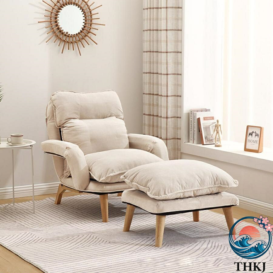 【全品5%ポイント】一人用 ソファー カウチ オットマン付きソファ ソファーチェア リクライニングソファ パーソナル 人がダメになるソファ 座り心地いい|aragok