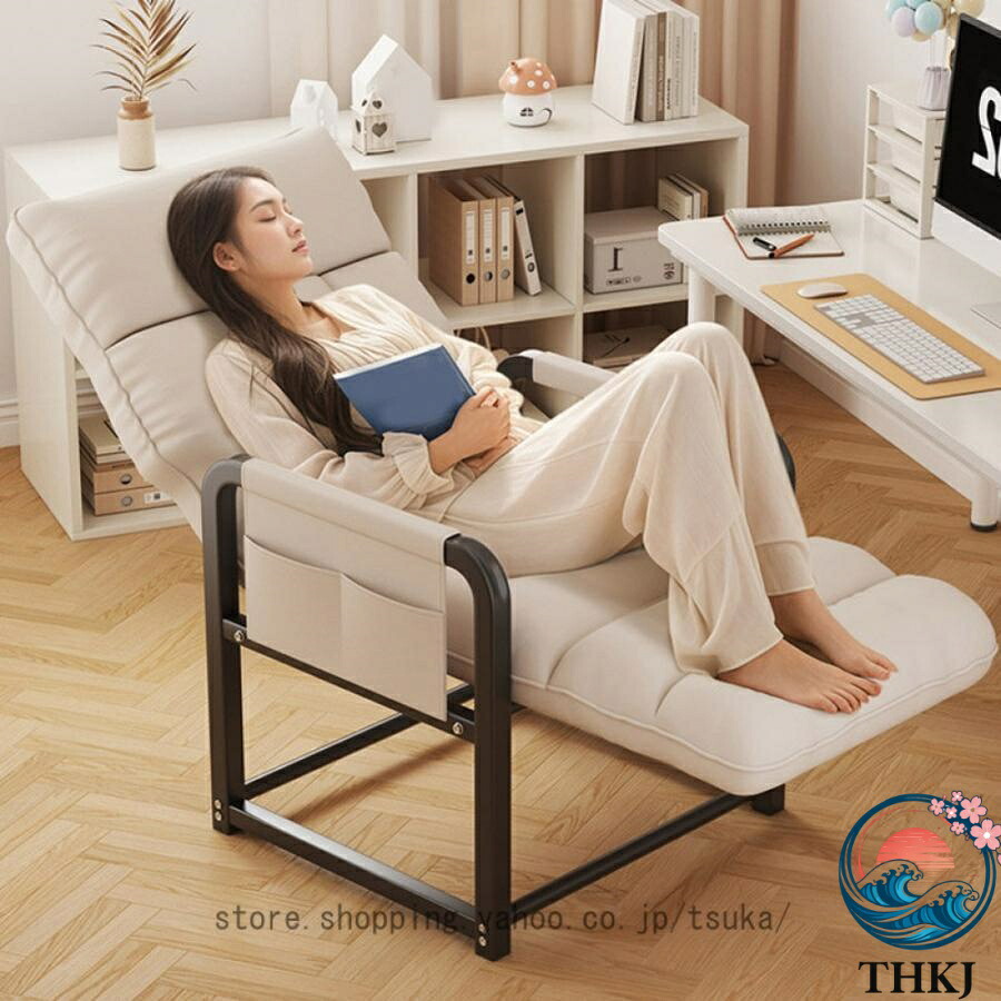 【全品2点で5%OFF】ソファーベッド シングル 1人掛け コンパクトソファ 折り畳み リクライニング カウチ ソファ おしゃれ 1人用 オフィス リビング 読書 映