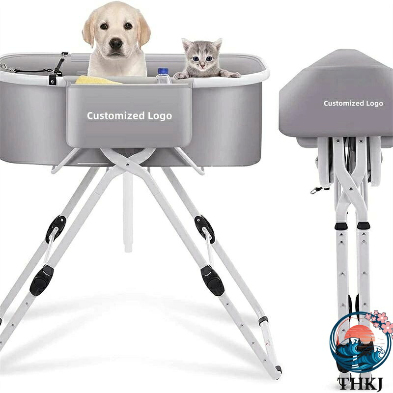 【全品5%尖んがり】愛玩動物 お風呂 二階建てバスため桶 犬用 猫用 シャワースウィミングプール 風呂桶 THKJ 折り畳み 大電気容量 納める パウダーコンパクト 携帯型二階建てバス 持ちはこぶ 愛玩動物用
