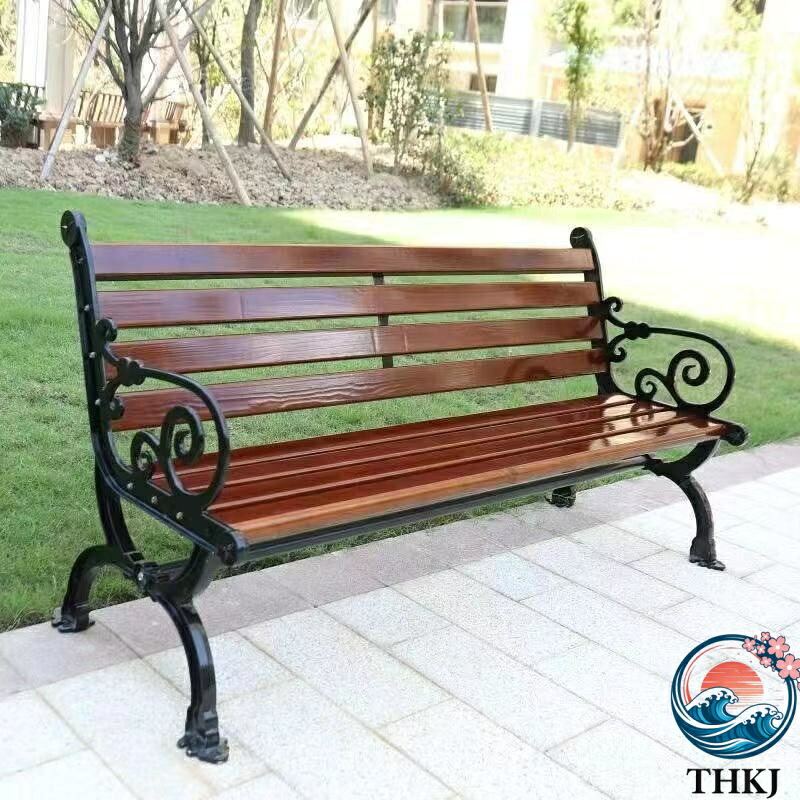 【全品5%ポイント】ガーデンベンチ 木製 アイアン 天然木 背もたれ 125cm 椅子 屋外 屋外用 安い ベンチ 庭 ガーデンチェア ガーデンファニチャー|aragok