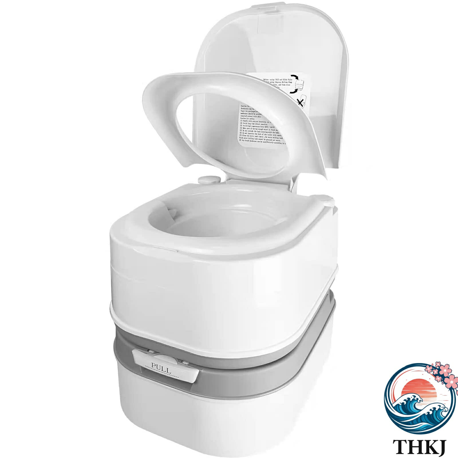 【全品2点で5%OFF】ポータブル水洗トイレ 簡易トイレ 20L 水洗タンク 24L 汚水タンク THKJ 介護用 非常用 災害用 防災 携帯トイレ シングル水出口 ベローズポ