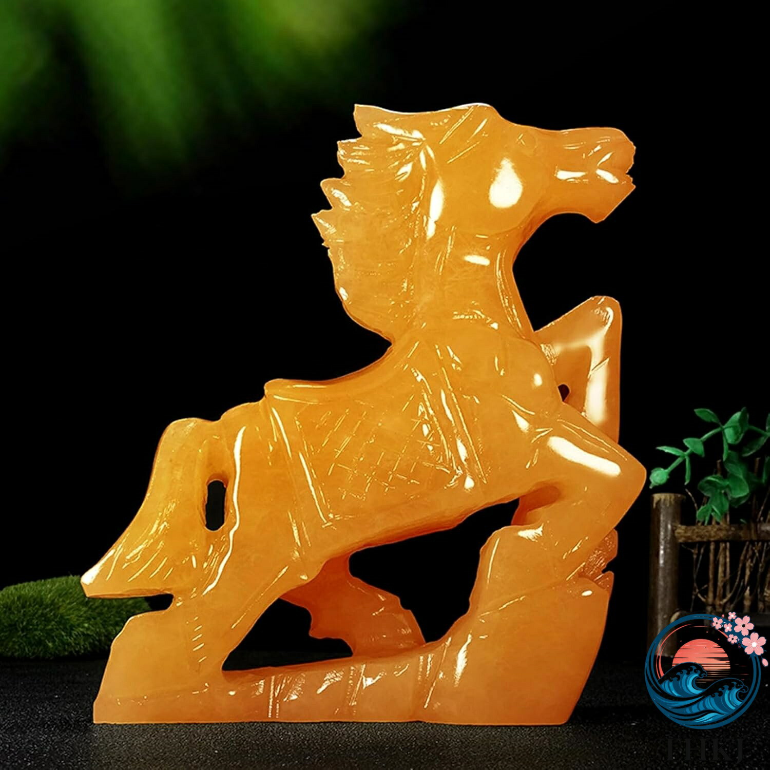 【全品2点で5%OFF】玄関置物 馬 午 玉 十二支置物 動物 風水グッズ 縁起物 金運アップ 商売繁盛祈願 お守り インテリア 成功 装飾品 開運グッズ 雑貨 オフィス リビングルーム 書斎 引っ越し 新築祝い イエ