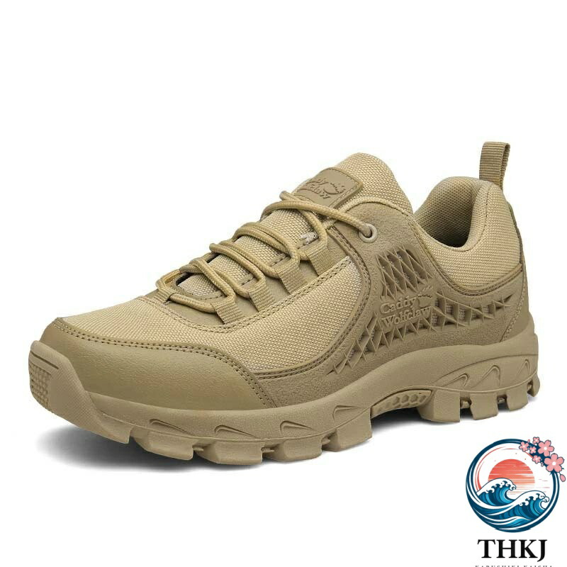 【全品5%尖んがり】アウトドアコンバットブーツ タクティカルブーツ 活動の領域ブーツ THKJ 通気性 上滑り打ちきり 成人男性用 山登りブーツ 着回し 好いたらしいめ 心地好い