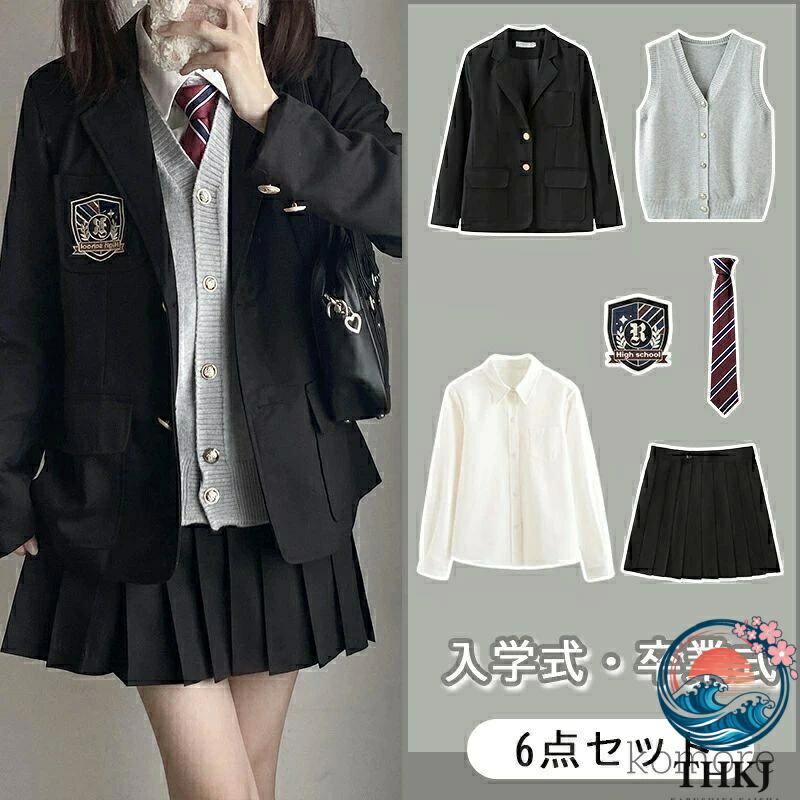 【全品2点で5%OFF】フォーマルスーツ 入学式スーツ 入学式 スーツ 卒業式服 チェックスカート 春秋ブレザー シャツ 女の子 男の子 学生服/女子 9,510円