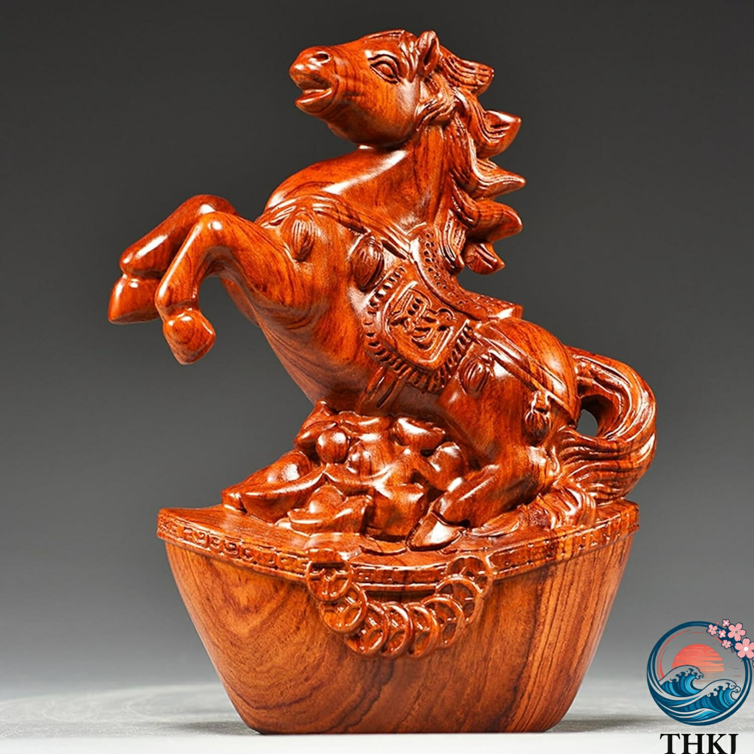 【全品2点で5%OFF】馬 元寶 置物 風水グッズ 干支 午 木製 インテリア 縁起物 金運 開運 お守り オブジェ 動物彫刻 玄関飾り うま 木彫り リビングルーム 事務室 デスクトップの装飾 引っ越し 贈り物にも最 7,900円