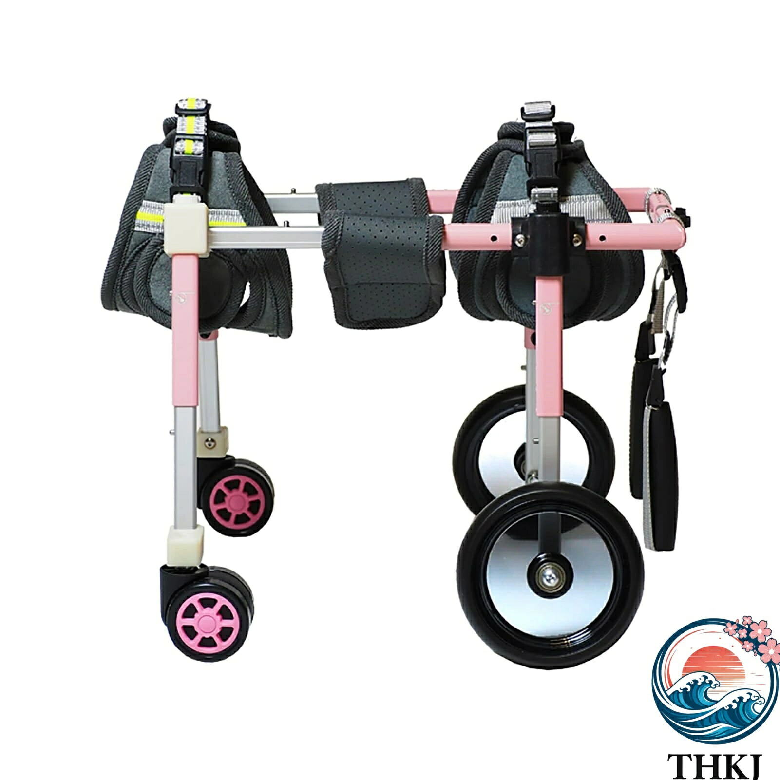 【全品5%尖んがり】犬 車いす 盛りだくさん受け支える犬用車いす 輪 大型 中型 THKJ 小型犬用調節する能力のあるな犬用民族大移動手押し車 前輪と後 輪付き添い人負 傷愛玩動物 用脚飾りつけ 手押し車