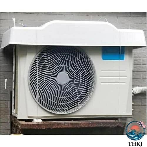 【全品2点で5%OFF】エアコン室外機カバー エアコン室外機用 日除け PVC製 3層構造 ワイヤーロープ付き 遮熱 日よけシート ホコリ/雨/雪/直射日光から室外機