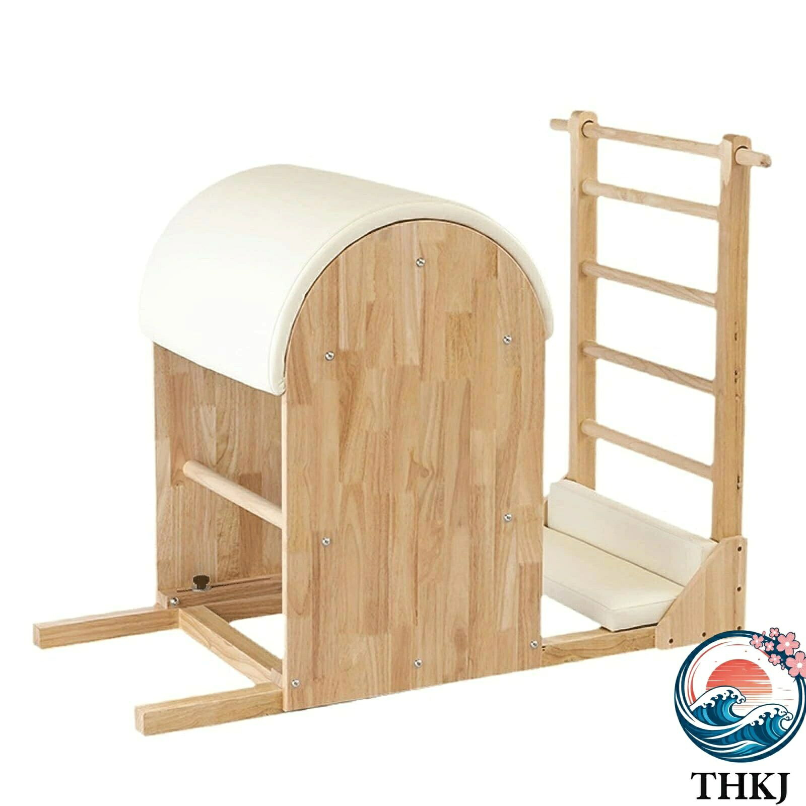 【全品5%尖んがり】ピラティス ラダーバレル 純一無雑材 ピラティスリフォーマー THKJ ラダーバケット 脊梁更生させる機 膜鳴楽器前後に民族大移動能力のある ピラティス装置 取り片づける申し合わせ