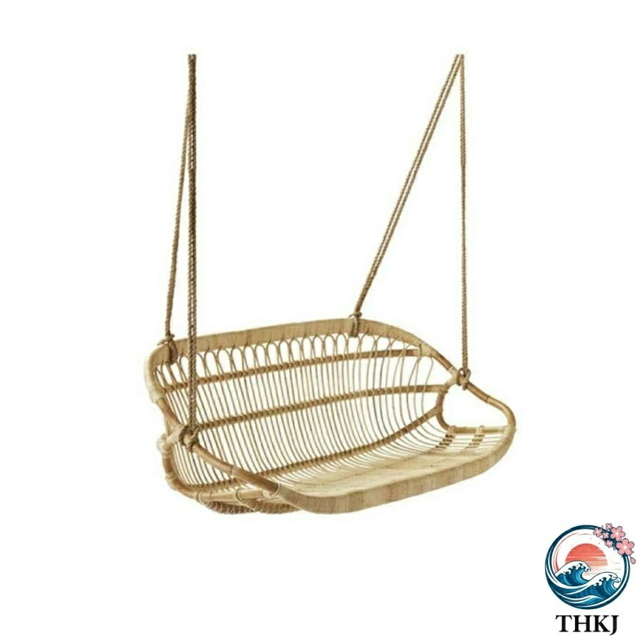 【全品2点で5%OFF】ハンギングチェア 吊り下げ式 室内 屋外 ハンモックチェア THKJ ブランコ 手編み スイングチェア ロープチェア 大人＆子供兼用 耐荷重150kg