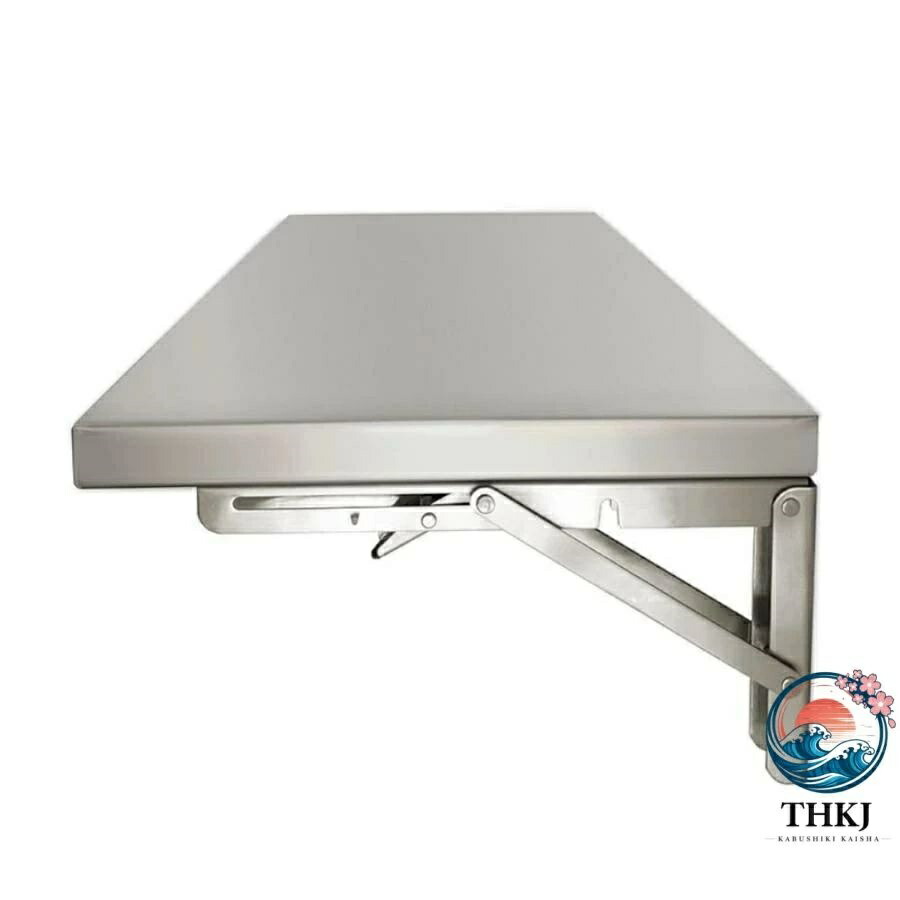 【全品2点で5%OFF】ウォールラック 業務用 高耐荷重 ステンレス製 折りたたみ式 吊り棚 THKJ 壁掛け式 ラック 収納ラック 壁面ラック ウォールシェルフ 飾り棚