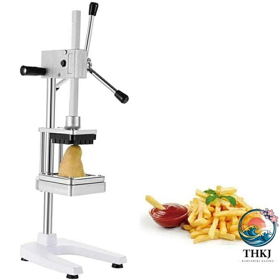 【全品2点で5%OFF】ポテトカッター ステンレス鋼 フライドポテトカッター じゃがいもカッター THKJ プロのジャガイモカッター 手動式 野菜カッター 人気