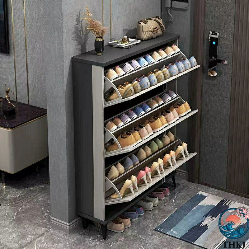 【全品2点で5%OFF】2025新品 ★靴箱 シューズボックス 下駄箱 スリム 超薄型 シューズラック 3段 くつ箱 靴入れ 収納ラック 靴収納