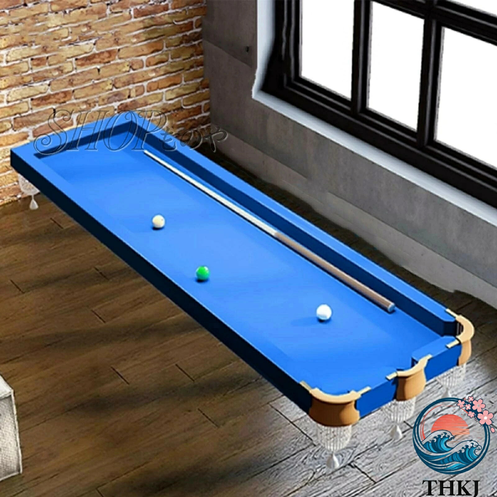 【全品5%ポイント】ビリヤード台 プールテーブル 折りたたみ式三脚 ビリヤードテーブル 180x60x78cm スキルを向上させる ゲームテーブル 耐久性が高い｜aragok