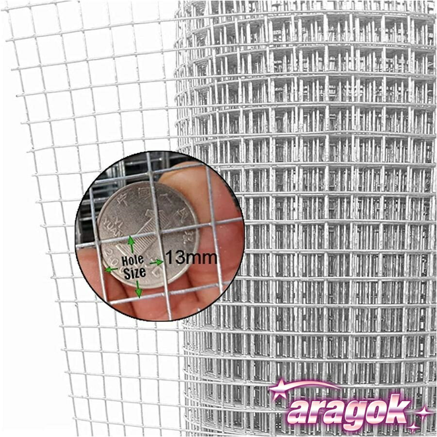 【全品2点で5%OFF】金網 メッシュ 金網柵 5m/10m/20m オーチャードフェンス 防錆 金属メッシュフェンス チキンワイヤーメッシュ ネズミ侵入防止 家禽網 網戸メッシュ