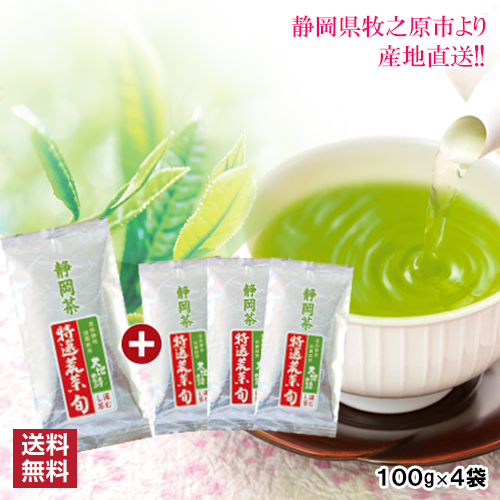 お茶 緑茶 深蒸し茶特選荒茶・旬 【100g&times;3袋+1袋おまけ】2019年度産 ギフト 日本茶 静岡茶 国産 牧之原産 茶葉 荒畑園 静岡 茶 荒茶 2019 煎茶 冷茶 お土産 健康茶 深蒸し茶 お茶葉 カテキン 静岡県産 深蒸し 深むし 御歳暮 お歳暮 お年賀 御年賀