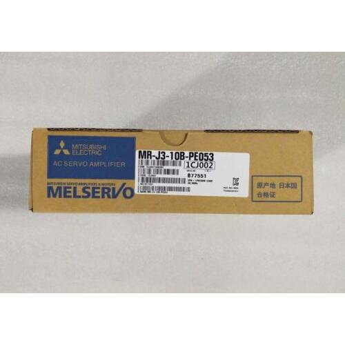 新品【 ★貨物輸送無料 】MITSUBISHI 三菱 MR-J3-10B-PE053    サーボアンプリファイアー【６ヶ月引き受ける】