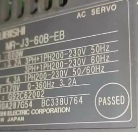 【新品 ★送料無料 】 MITSUBISHI 三菱電機 MR-J3-60B-EB【６ヶ月保証】｜荒井ストア