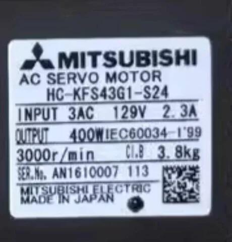 【新品★適当お願いごと書★税込★貨物輸送無料】MITSUBISHI 三菱電機 HC-KFS43G1-S24【６ヶ月引き受ける】