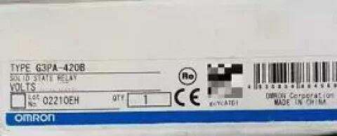 【新品★貨物輸送無料】OMRON/オムロンG3PA-420B【６ヶ月引き請ける】