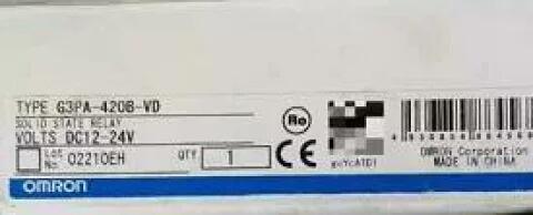 【新品★貨物輸送無料】OMRON オムロン G3PA-420B-VD DC12-24V ソリッドステート中継ぎ【６ヶ月引き請ける】