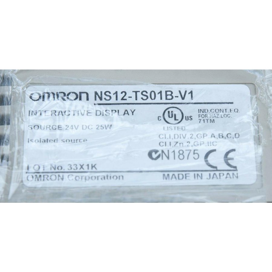 新品【 ★送料無料 】OMRON オムロン NS12-TS01B-V1 インタラクティブディスプレイ タッチパネル【6ヶ月保証】|荒井ストア