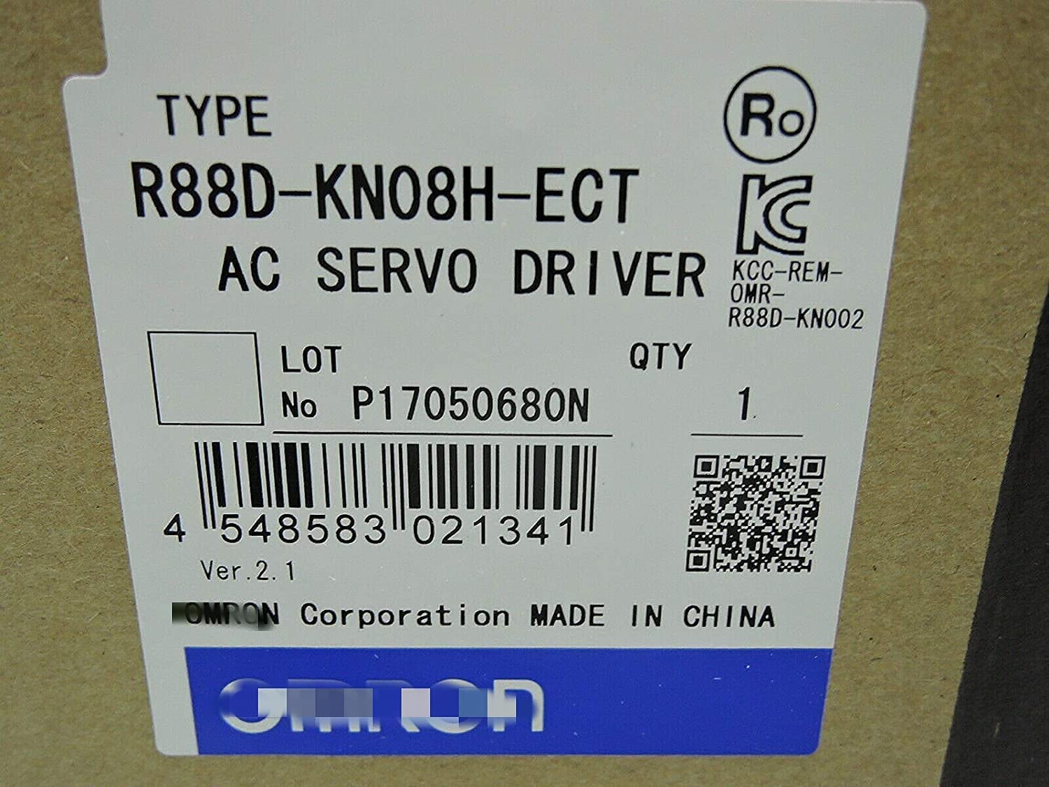 【新品★送料無料】OMRON サーボドライバー R88D-KN08H-ECT【6ヶ月保証】|荒井ストア