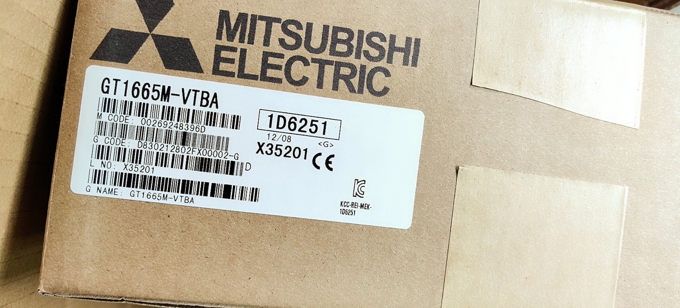 ■【新品 ★貨物輸送無料 】MITSUBISHI/三菱 タッチパネル GT1665M-VTBA【６ヶ月引き請ける】 その他-電設資材