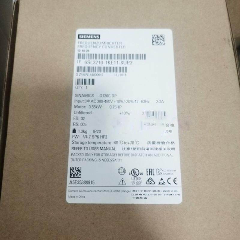 新品◆送料無料◆ SIEMENS シーメンス インバータ 6SL3210-1KE11-8UP2 G120C 0.55KW ◆ 6ヶ月保証｜荒井ストア