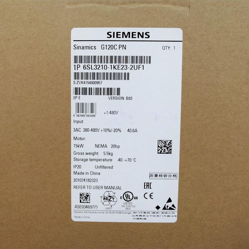 新品◆送料無料◆SIEMENS シーメンス インバータ 6SL3210-1KE23-2UF1 G120C 15.0KW◆ 6ヶ月保証|荒井ストア