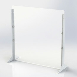 ナカバヤシ デスクトップパーティション　Ｗ６００ｍｍ／ミルキーホワイト PTS-PP6060MW