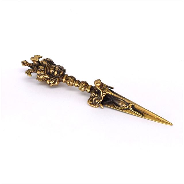 楽天市場】チベット 密教 法具 ヴァジュラ 五鈷杵 バジュラ Mサイズ