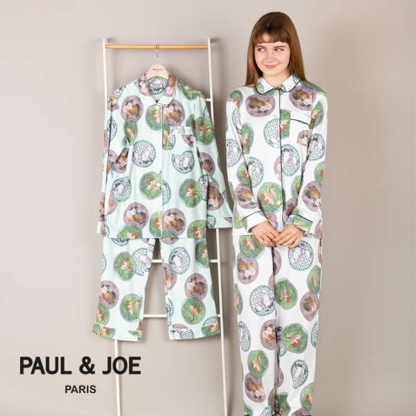 新品】ポール&ジョー 猫柄 長袖パジャマ 上下セット『パリのサロンで
