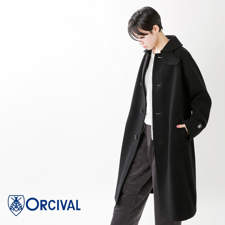 新品・未開封 オーシバル ORCIVAL チェスターコート ネイビー ロング