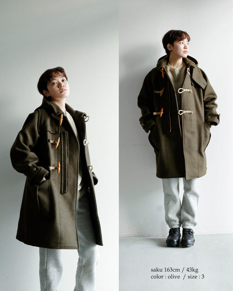 THE HOLY DUFFLE レディース Coat” メルトンウール ホーリーダッフル