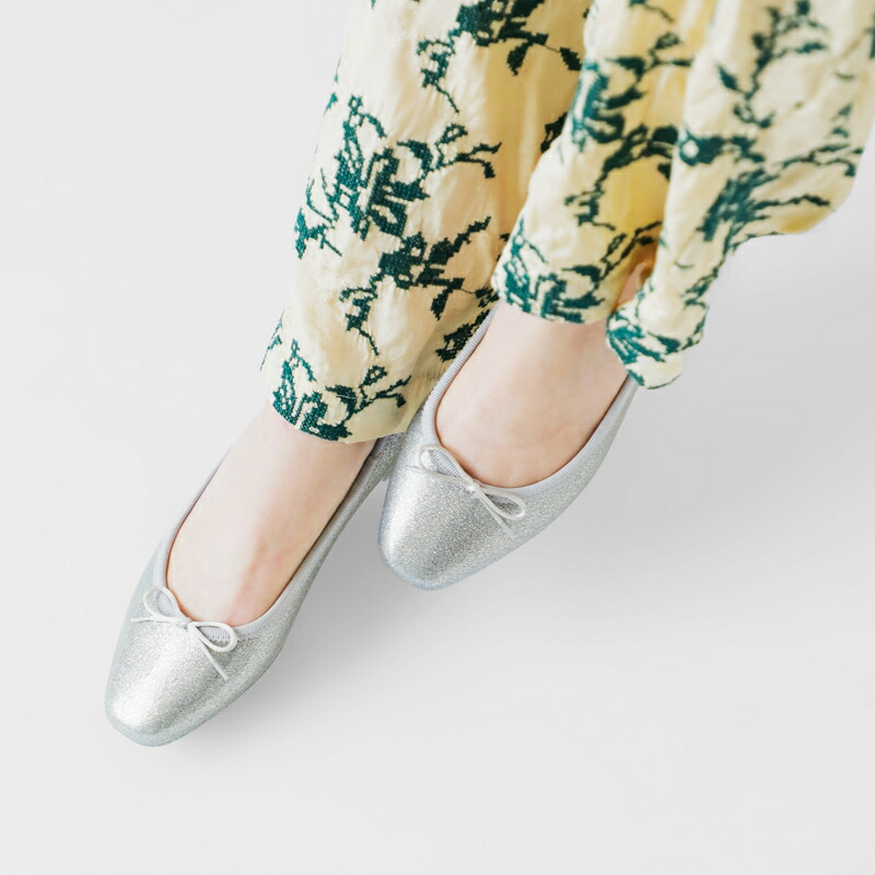 TEMPERATE テンパレイト 低反発 カップインソール グリッター スクエアトゥ レイン バレエシューズ “EMMA GLITTER” emma-glitter レディース【クーポン対象】