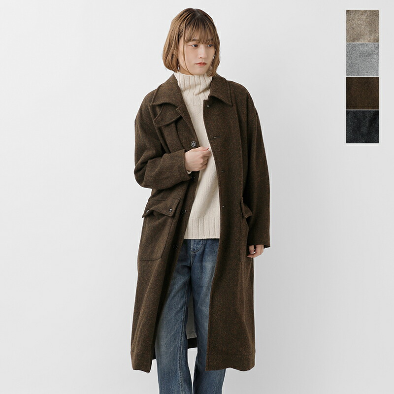 anba【新品】パルト オーバーコート URBAN RESEARCH ROSSO MEN ステンカラーコート コート スーパー100