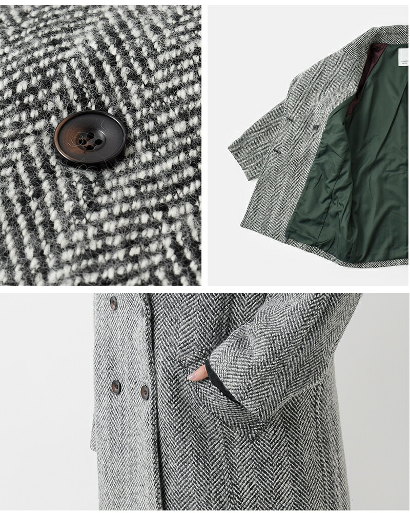 NOMBRE IMPAIR ノンブルアンペール ボールド ヘリンボーン コクーン P