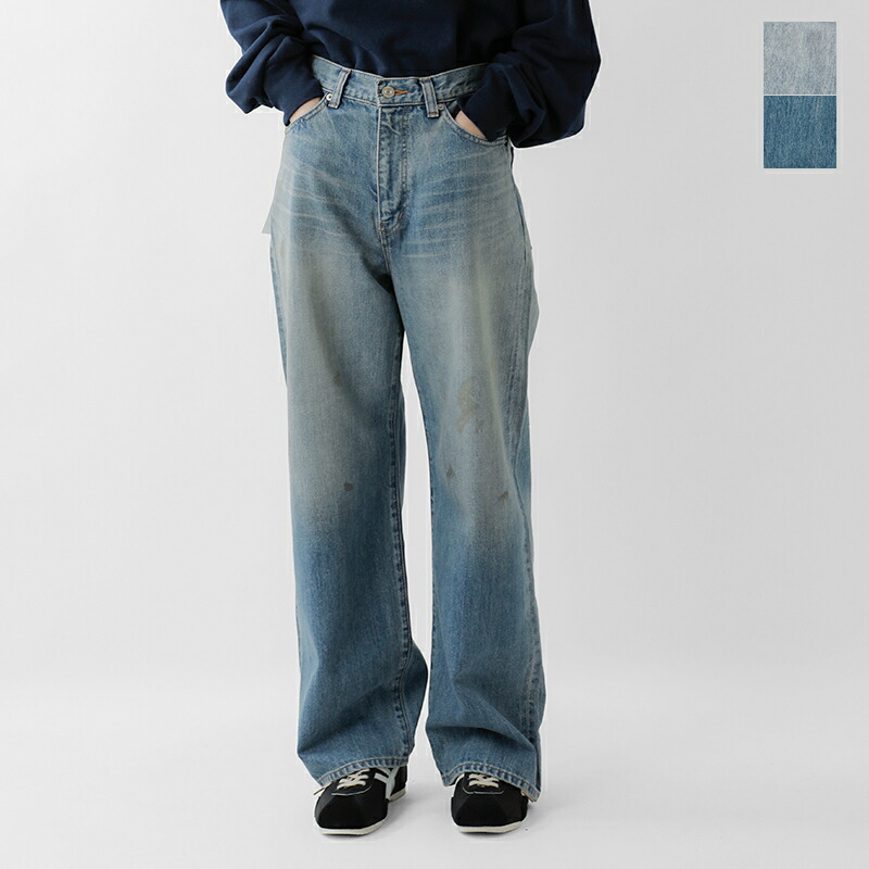 【3こ1】セール【40%OFF】Johnbull ジョンブル セルビッチ デニム ワイド ジーンズ jy243p19 レディース【サイズ・カラー交換初回無料】|aranciato(アランチェート)