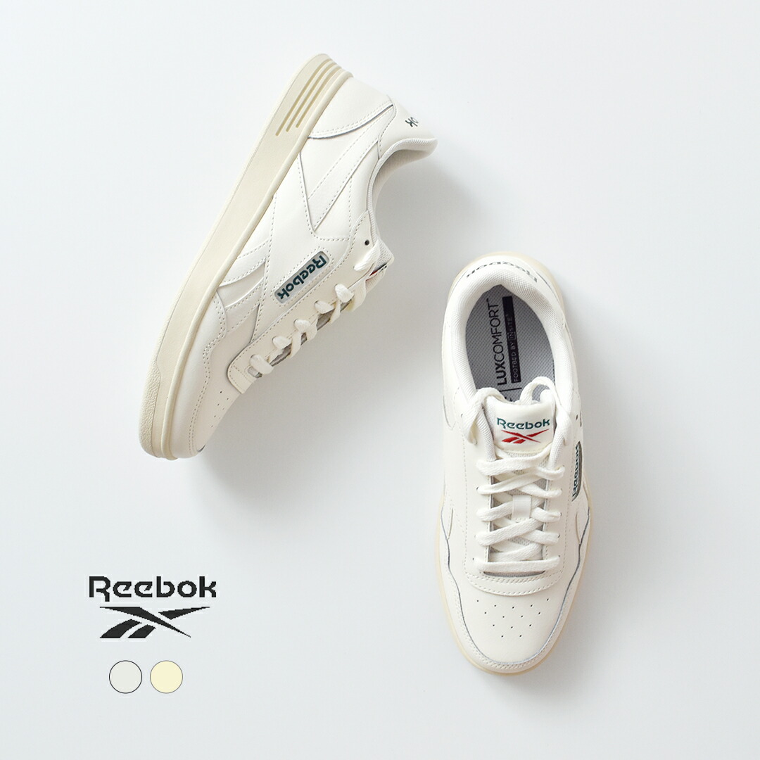 Reebok リーボック コートアドバンス レザーアッパー ローカット スニーカー COURT ADVANCE court-advance 2026ss新作 春夏 レディース【サイズ交換初回無料】【クーポン対象】