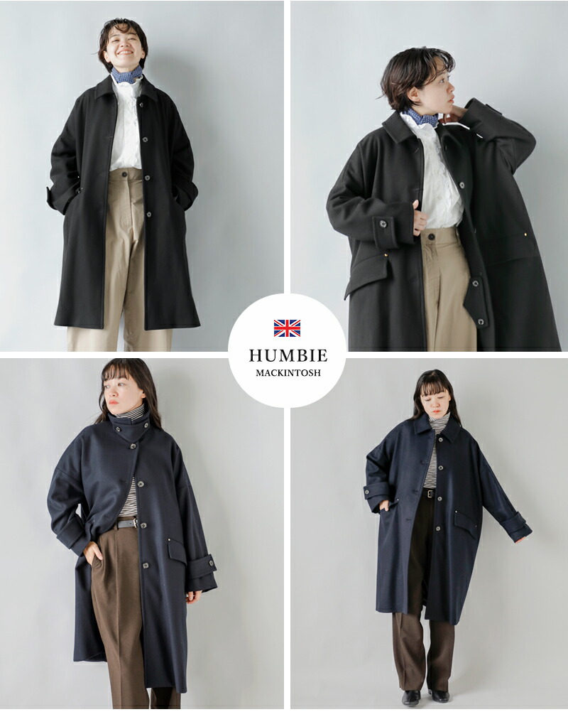 MACKINTOSH ハンビー ロング コート “HUMBIE LONG” MACKINTOSH｜ライトウェイト メルトン ウール ハンビー ロング コート