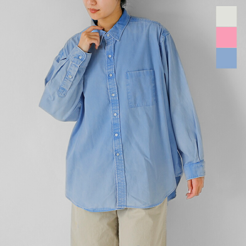 tsuzuli ツヅリ コットン オーバーサイズ オックスフォード シャツ “OVER-SIXED OXFORD SHIRT” d32504 レディース【クーポン対象】