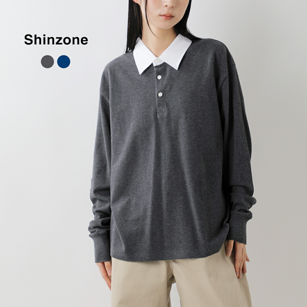 THE SHINZONE⭐︎WIDE POLO SHIRT⭐︎グレー 楽天市場】ザ シンゾーン ワイドポロシャツ THE SHINZONE WIDE POLO
