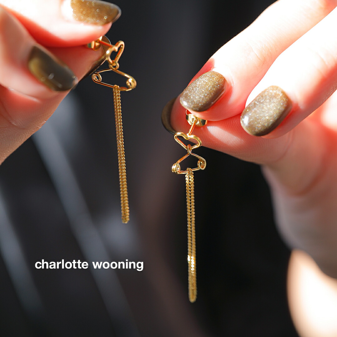 charlotte wooning シャーロット ウーニング ゴールド ピアス “SPRINGVLOED” 1053560026 レディース【クーポン対象】